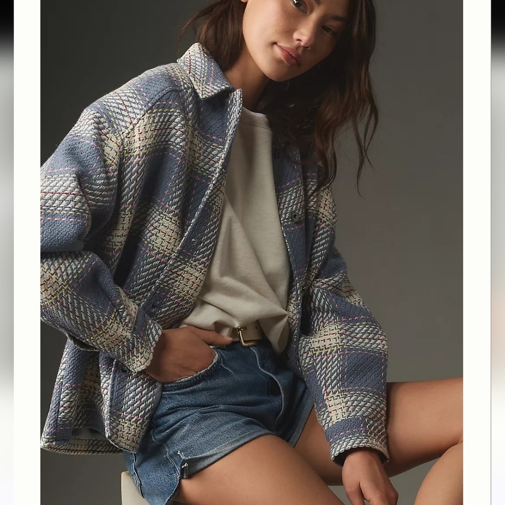 SCOTCH & SODA Plaid Shacket